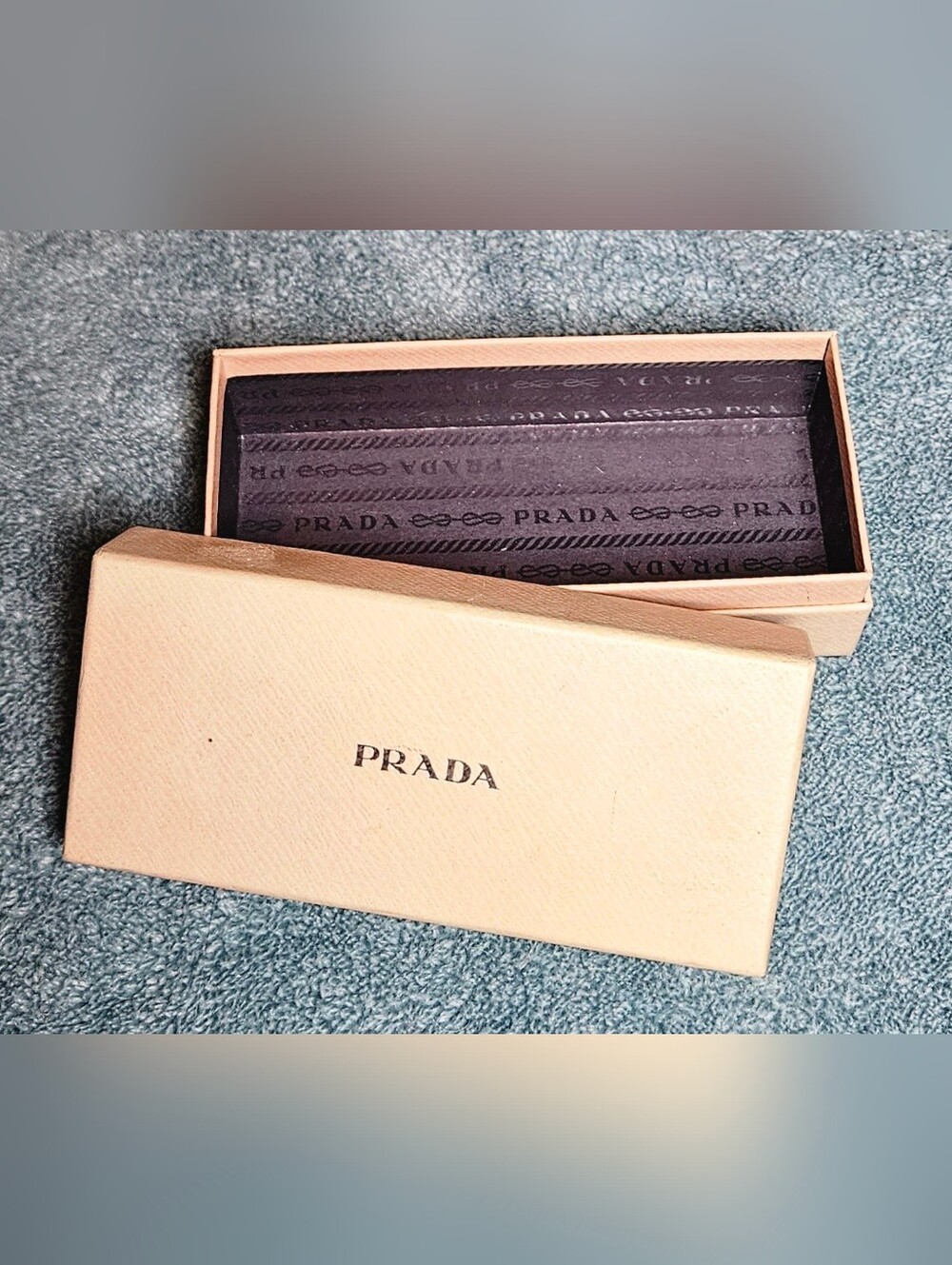 Prada Sunglasses Box Authentic Pink Silver Logo